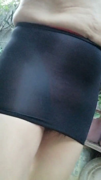 old woman with slutty thong