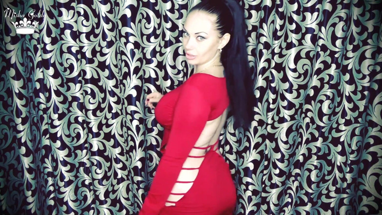 Goddess Misha Goldy: 내 시간과 지금 사정할 수 있는 허락을 주어야해!