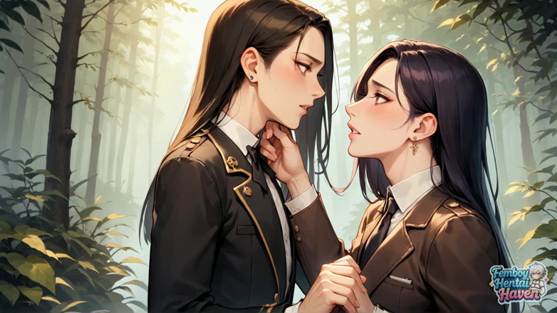 Femboy Hentai Haven: La sborrata effeminato nella foresta out il ginormous Jizz Flow...
