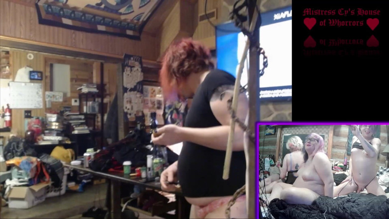 House of whorrors vault of darkness: (p. 1 of 2) 2 Cam, 5way Orgy: Mistress Cy's House of Whorrors Transbian...