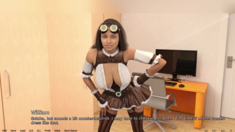 3DXXXTEEN2 Cartoon: La princesa Peach hace un show de armario. 3D porno de...