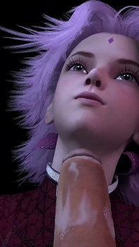 Sakura lutscht schwanz in POV | Naruto 3D hentai-parodie