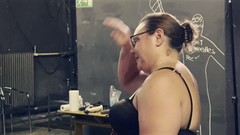 Mistress April: Dominatrice padrona aprile - tre schiavi con una frusta parte quinta