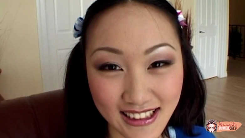 Naughty Japanese Girls: Asian Girl Masturbates While Expecting to Get Hardcore Anal in...