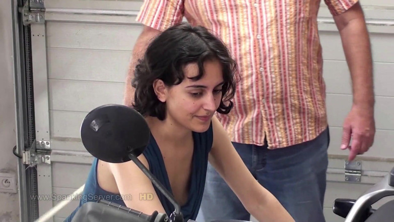 Spanking Server: Yasmeena punished on the bike