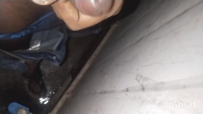 Abig: A Dirty Boy Paying Tribute Inside the Bathroom