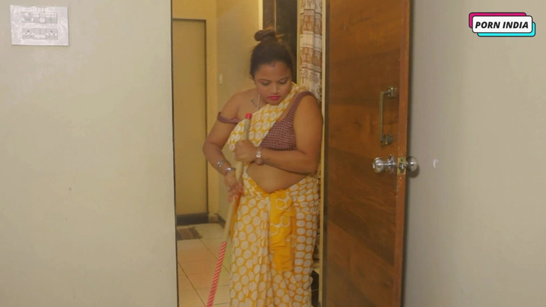 Porn India Studio: Beautiful Hot Maid Gets Fucked Hard by Owner