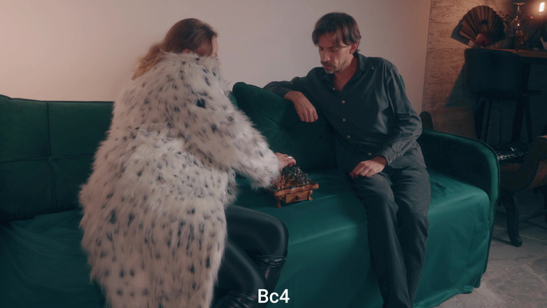 Lusty Curve Queen: Chess Loser Gets Destroyed - Dominant MILF in Fur Coat &amp; Spandex...