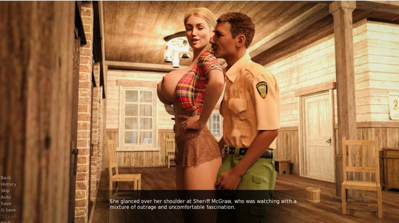 XXX Games Bunk: Luckylucyanddaltonsbanginginthewildwest- Gameplay - Roleplay - Prisoner and Sheriff Fucks Mayor's Stepdaughter