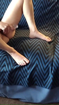 Toying My Pussy with My Purple Dildo (260510g)