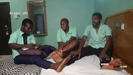 Epicafri: College threesome - I hope we can satisfy you