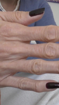 Elegante, uñas oscuras, fetiche de mano, instrucciones de paja Lady Victoria Valente
