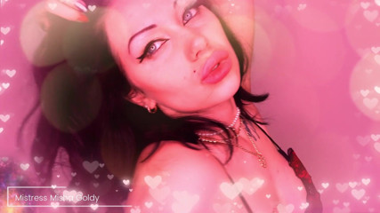 Goddess Misha Goldy: Uctívej moje křišťálové rty! JOI