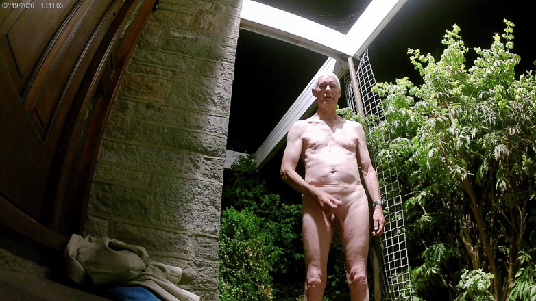 bigears: Stripping and Wanking at My Front Door