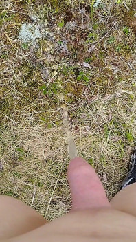 Pissing up in the Mountains