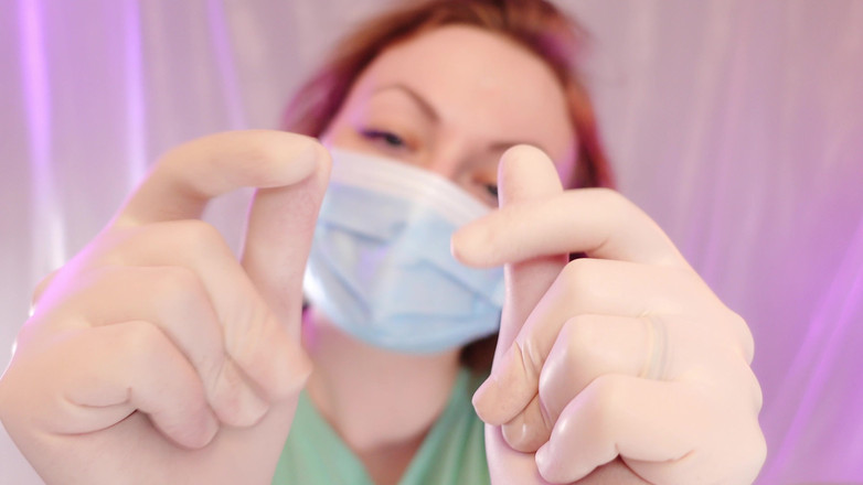 Arya Grander: Relaks z rękawiczkami chirurgicznymi SFW ASMR wideo Arya Grander