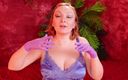 Arya Grander: Vidéo ASMR avec des gants violets en Nitrile (Arya Grander)