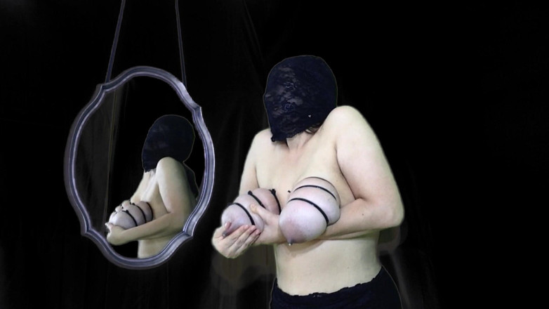 VeeVee Vixen: Veiled Slut Cable Ties Her Huge Tits HD 1080