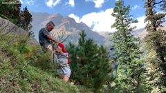 Blowjob and Doggy Fuck for Petite Redhead on Mountain Hike