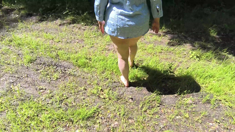 Bouncy Tits Action: Training for World Record in Vaginaslapping No.1 - Part 4