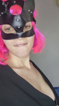 Observe My Passionate Self-pleasure with a Kitty Mask and Big Tits