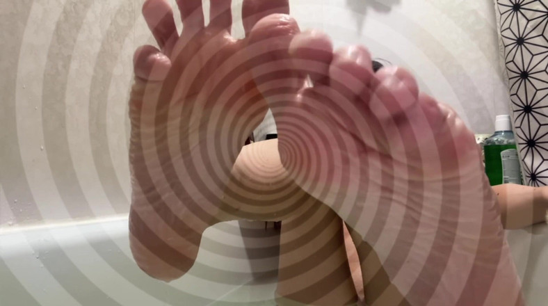 Skinny_lady69: Mesmerizin-verslaafde voeten gerimpelde zolen