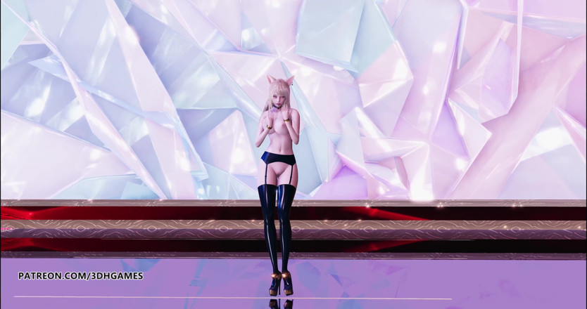 3D-Hentai Games: Gfriend - mago ahri kda ateşli çıplak kpop dansı 4k 60 fps