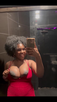 Prego Belly and Titties in the Bathroom