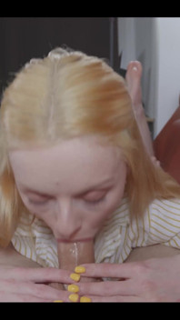 Getting My Face Covered with Cum After Sucking That Cock Hard