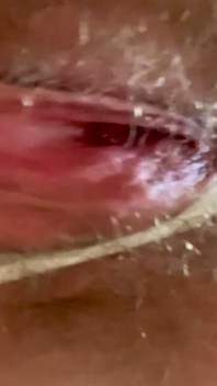 Cspot Sneak Peek of Dripping Hairy Pussy From Below