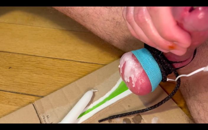 cbtLove: Estim Electro Cock ホットワックス ザーメン