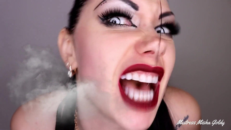 Goddess Misha Goldy: Imposed sissy b-mail from devil