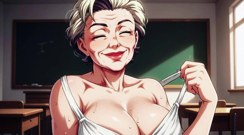 AI Porn: Naughty Cleavage Teachers Tease