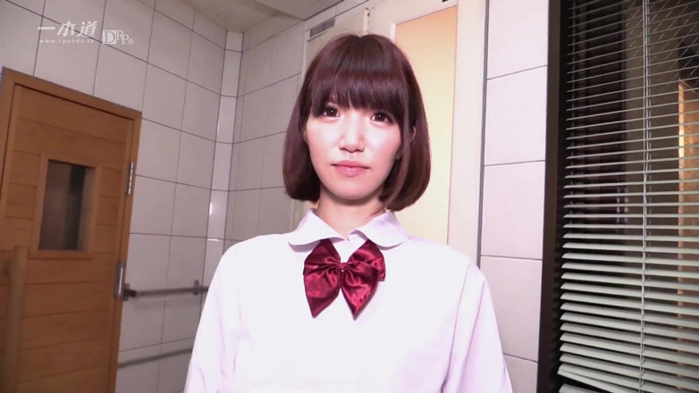 Pondo TV: 1pondo 042117_514 a Slender Girl Loves BJ ちんぽ大好き即尺おしゃぶり 〜細身のカラダに美乳が魅力の制服美女〜