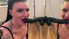 LizaRoxx: Lizaroxx - Extrémní nedbalý deepthroathtraining Im Stream