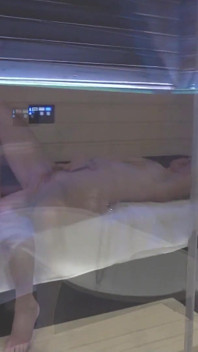 Creampie in the Hotel Sauna!