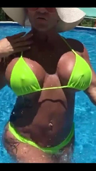 Love the Feel of the Cool Water on My Tits, Can You Tell?