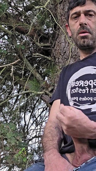 Straight Guy Masturbates in the Woods