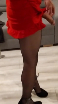 Cum for Feet on Pantyhose