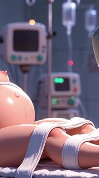 Naughty Doctor Sucking Pregnant Patient Toes in Surgery