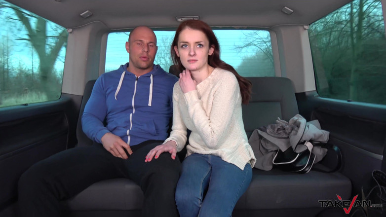 Take Van: Crazy ginger slut thinks that she will direct the fuck...