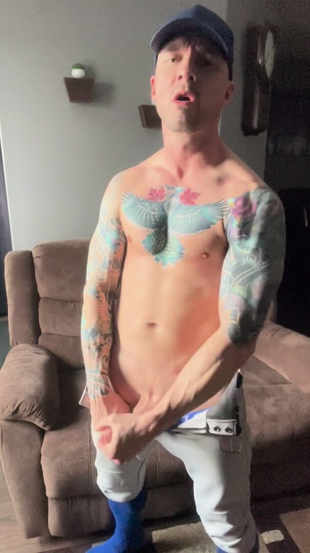 BullBossJosh: Milking My Cock After the Game