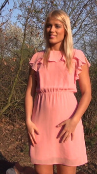 Blondýna Venkovní úlovek - sladká kočka