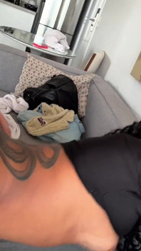 She Likes to Be Mouth Fucked and Swallows Big Dick - Tattooed Brunette Ready for Hardcore Fuck Doggy Style and Cowgirl Ride POV