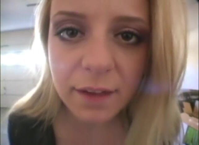 Femdom Austria: Blonde bitch smoking a cigarette in a close up video