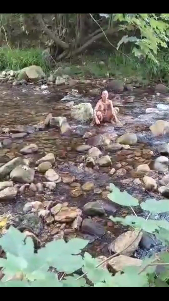 My Friend Also Recorded Me a Little Clip Playing Around in the River (Fayah Girl)