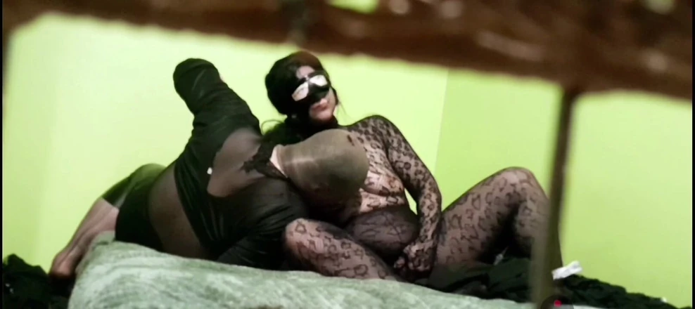 bouli23: Fetish Latex Leather Mask Wife Fucking Hard.