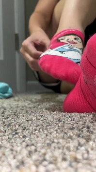 常春藤的脚 - 双层袜子脱衣 - footivities