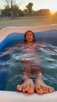Naked Pool Time