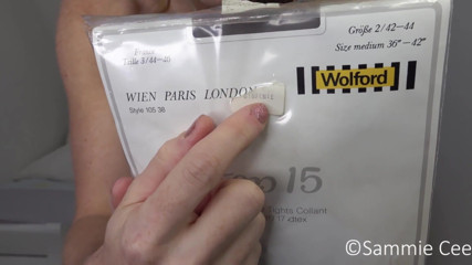 Sammie Cee: Wolford Pantyhose Try On Haul